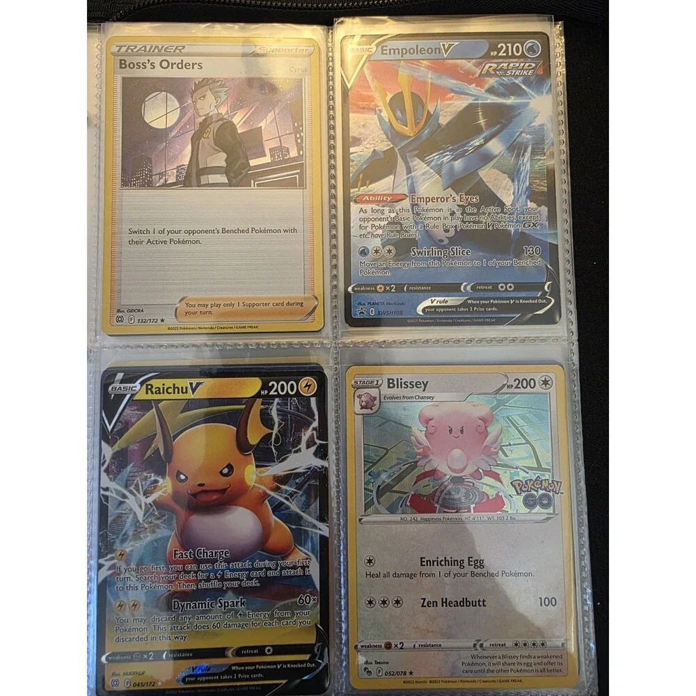 🔥Pokemon Binder Collection🔥 double sleeved NM/M Condition 💎